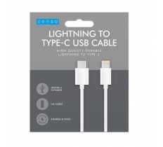 Type-C to Lightning White Cable 1M