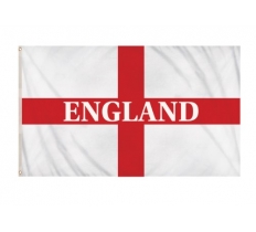St. George's Cross Flag with 'England' (5ft x 3ft) Polyester