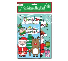 Christmas Play Pack Includes 4 Colour Pencils ( Zero Vat )