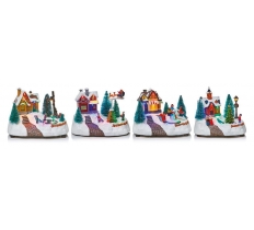 Animated Christmas House 20cm