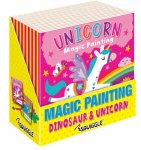Unicorn & Dinosaur Magic Painting Book 20 X 20cm