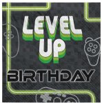 Level Up 33cm x 33cm Paper Napkins 16 Pack