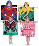 Kids Hooded Poncho Pal Beach, Bath Towels 60x120cm