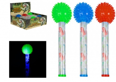 Dinosaur Spiky Light Up Baton 23cm