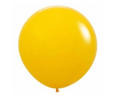 24" Fashion Colour Solid Honey Yellow 021 Latex Balloons