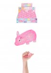 Sparkly Pig Squeeze Toy with Sugar Maltose (9.5cm)