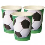 8 Pack 3D Soccerball 9oz Cups