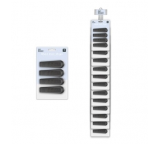 Black Door Stops 4pk With Clip Strip