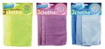 3 Pack Microfibre Cloth