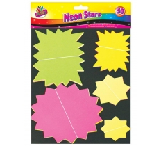 Fluorescent Stars 50 Pack ( Assorted )