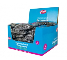 Stainless Steel Scourers 6Pack