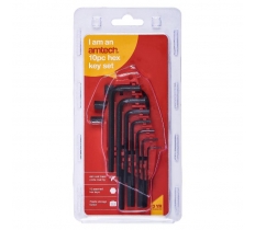 Amtech 10Pc Hex Key Set