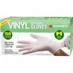 Clear Vinyl Powder Free Gloves Medium 100PC