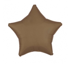 Amscan Silk Lustre Truffle Star Standard Foil Balloons