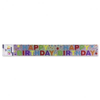 Happy Birthday Banner Text