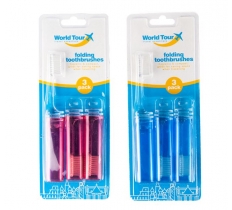 Travel Toothbrush 3 Pack