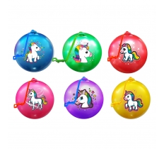 Unicorn 10" ( 25cm ) Fruit Scented Ball With Keychain