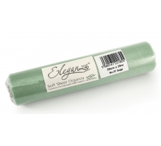 Eleganza Soft Sheer Organza 29cm X 25M No.51 Sage