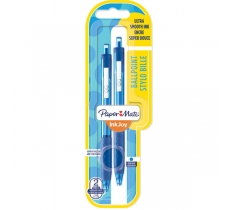 Paper Mate Inkjoy 300Rt Blue Pen 2 Pack