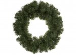 18" Pvc Wreath With 120 Tips W/hang Tag