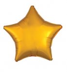 Amscan Metallic Gold Star Standard Foil Balloons