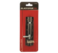 Blackspur 4" Tower Bolt - Powder Coated