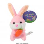 15cm Pink Plush Sitting Rabbit