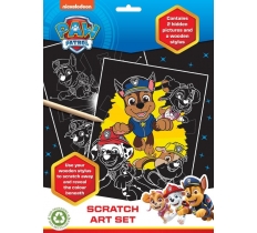 Paw Patrol Scratch Art Set