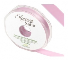 Eleganza Double Faced Satin 15mm X 20M Fashion Pink No.22