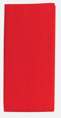 COUNTY CREPE PAPER FOLDED RED 1.5M X 50CM