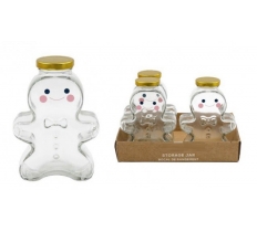 Gingerbread Man Jar 11 X 16CM