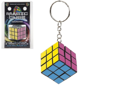 3cm Magic Cube Keychain In Clam Pack