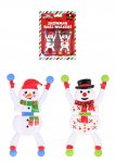 Christmas Snowman 8.5cm Wall Walkers 2 Pack