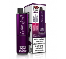IVG 2400 Blackberry Edition 4 in 1 Disposable Vape Kit