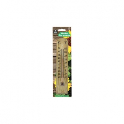 Garden Traditional Wooden Thermometer