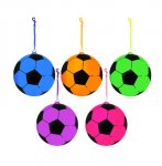 Football with Hook and Spiral Keychain