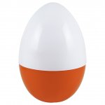 Easter White And Orange Jumbo Plastic Egg 14"