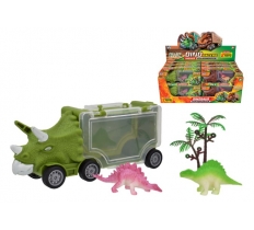 Dino Trucks With 2pcs Dinosaur Window Box
