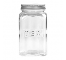 TALA TEA GLASS JAR WITH SCREW TOP LID 1250ML CAPACITY