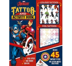Marvel Avengers Tattoo and Activity Book