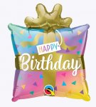 14" Birthday Present Foil Balloon
