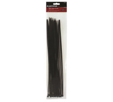 Blackspur 30 Piece Cable Tie Set - 15" x 4.8mm - Black