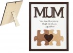 Best Mum Ever Missing Piece Jigsaw In Frame 20cm X 25cm