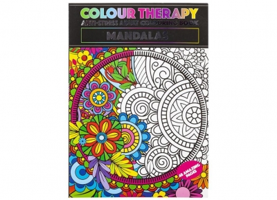 Colour Therapy Book Mandalas Design A4 48 Pages