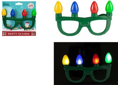 Christmas Party Glasses With Led Lights