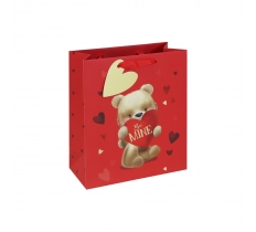 Valentine's Day Cute Bear Medium Bag