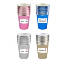 Metallic Paper Cups 8 Pack