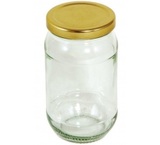 TALA RND PRES JAR GOLD SCREW LID 454G/16OZ