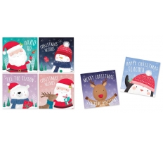 Christmas Cards - 30 Kids School Pack - Cute