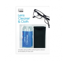 Glasses Lens Cleaner & Cloth Set 30ml